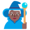 Woman Mage- Medium-Dark Skin Tone emoji on Microsoft